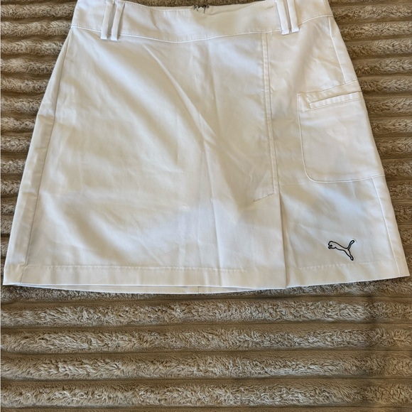 Puma Women's Classic White A-Line Skirt - Picture 1 of 7